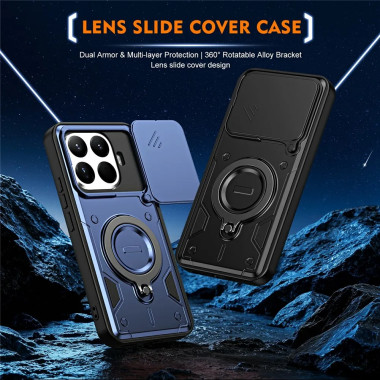 Coque Xiaomi 17T Pro avec cache photo et béquille rotative 360°