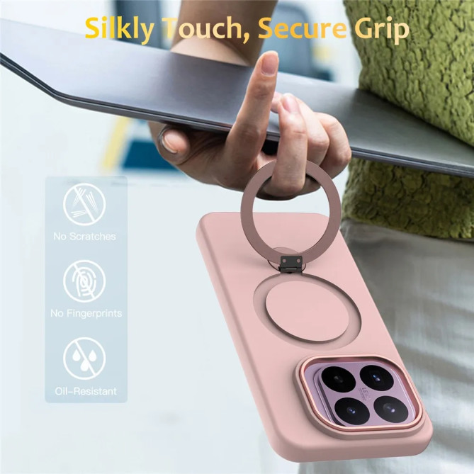 Coque magnétique Xiaomi 17T Pro avec anneau support 360°