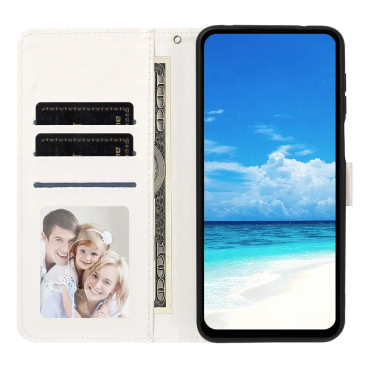 Housse léopard Xiaomi 17T Pro portefeuille avec dragonne