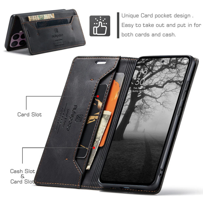 Housse Xiaomi 17T Pro A01 anti-RFID avec porte-cartes arrière