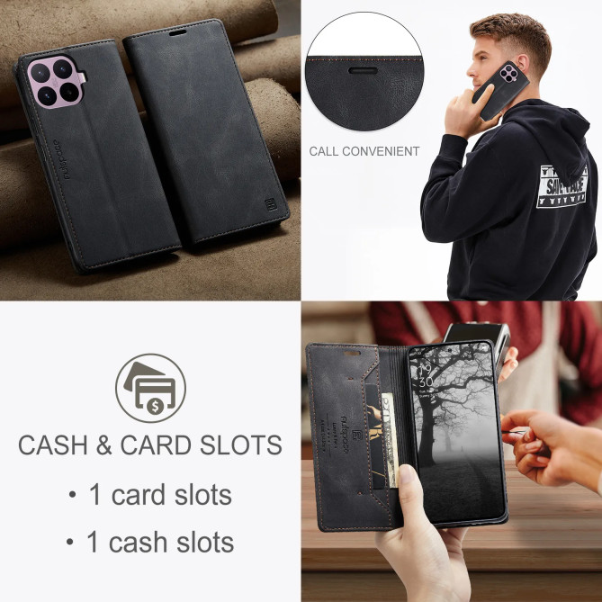 Housse Xiaomi 17T A01 anti-RFID à rangement cartes arrière