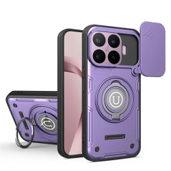 Coque Xiaomi 17T Pro cache caméra 2 mm, anneau 360° et voiture