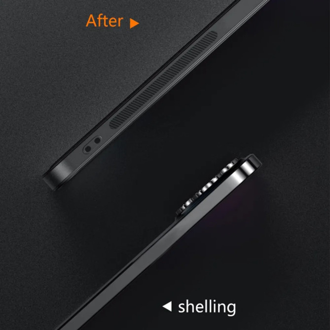 Coque Xiaomi 17T Pro effet cuir avec cadre caméra en métal