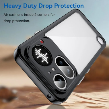 Coque transparente Nothing Phone (4a) Pro avec contour coloré