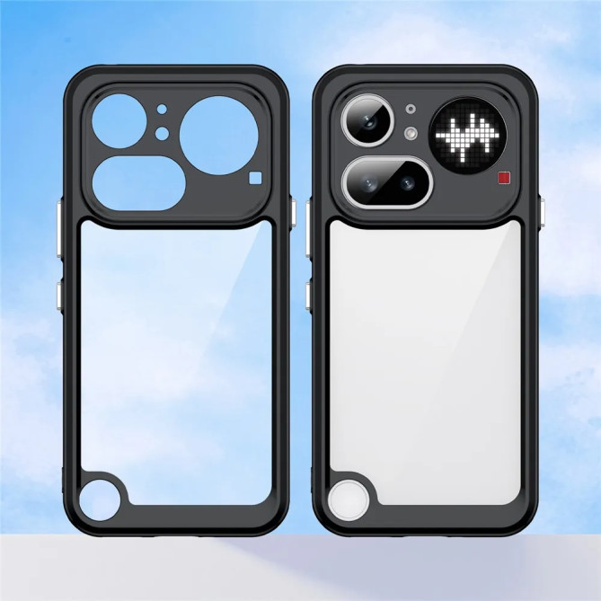 Coque transparente Nothing Phone (4a) Pro avec contour coloré