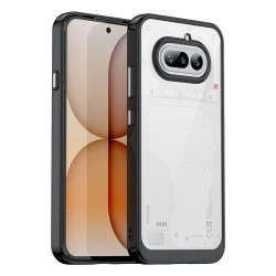 Coque transparente Nothing Phone (4a) contour coloré et coins renforcé