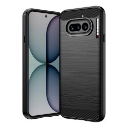 Coque Nothing Phone (4a) effet brossé silicone antidérapant