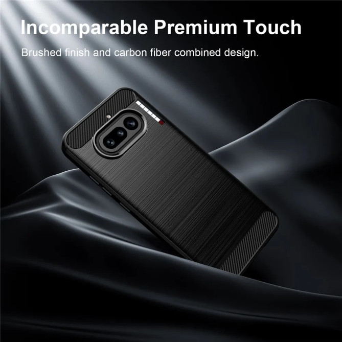 Coque Nothing Phone (4a) effet brossé silicone antidérapant