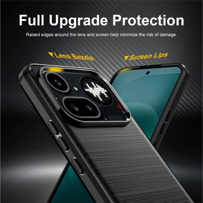 Coque Nothing Phone (4a) Pro effet brossé antidérapant