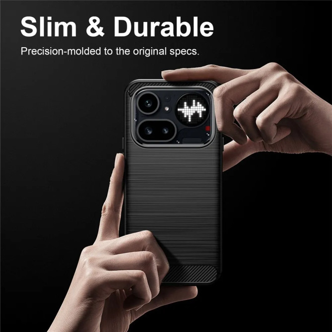 Coque Nothing Phone (4a) Pro effet brossé antidérapant