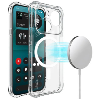 Coque Nothing Phone (4a) Pro Magnétique Transparente Airbag Anti-Choc