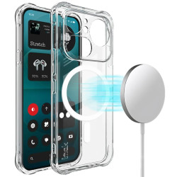 Coque transparente Nothing Phone (4a) Pro magnétique à 4 airbags