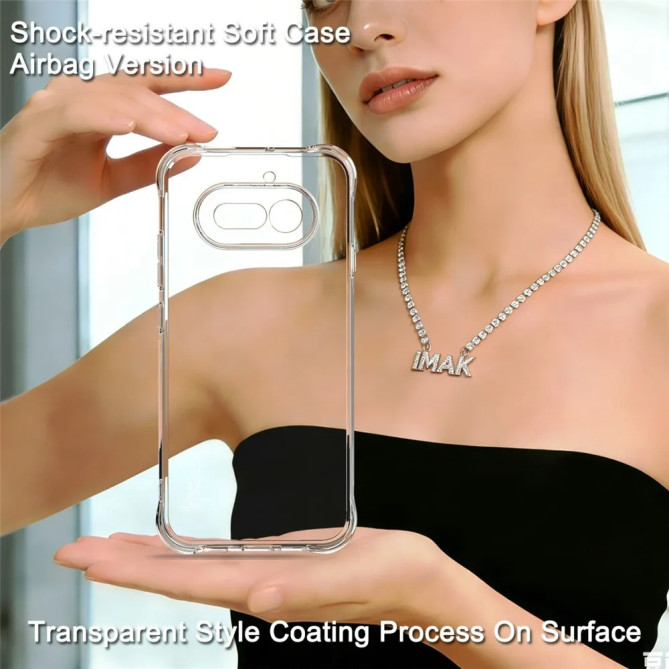 Coque IMAK transparente Nothing Phone (4a) avec coins renforcés