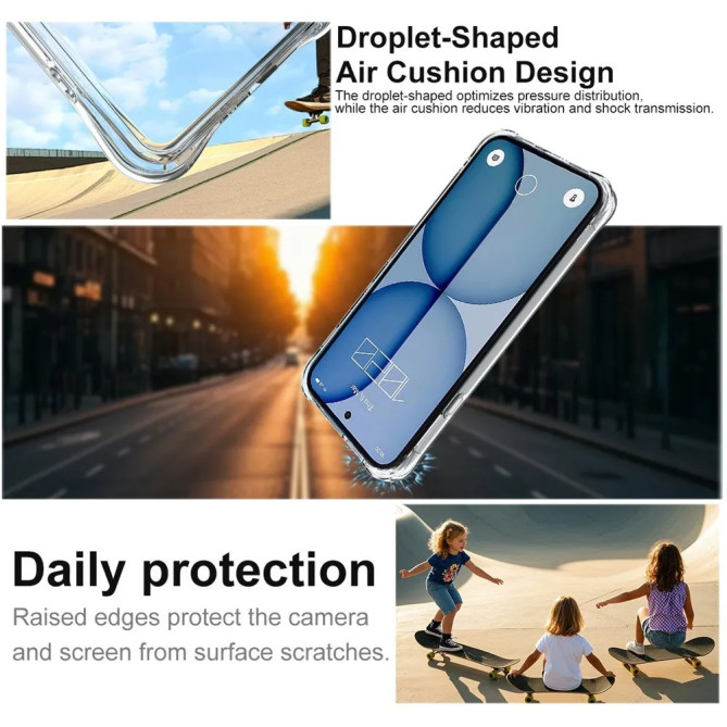 Coque IMAK transparente Nothing Phone (4a) avec coins renforcés