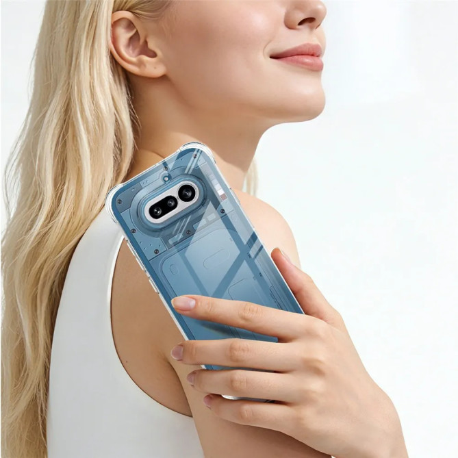 Coque IMAK transparente Nothing Phone (4a) avec coins renforcés