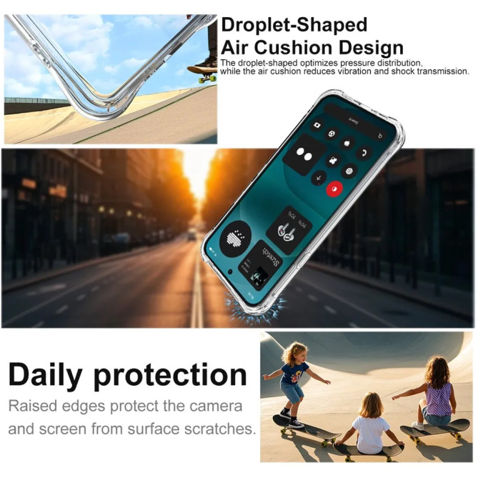 Coque IMAK Nothing Phone (4a) Pro transparente avec angles renforcés