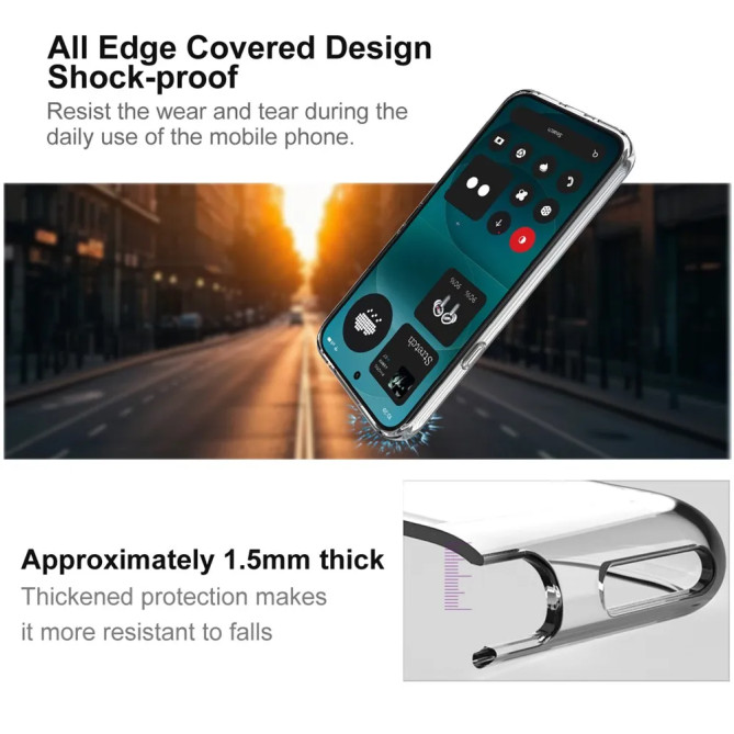 IMAK UX-10 pour Nothing Phone (4a) Pro – Coque claire 1,3 mm
