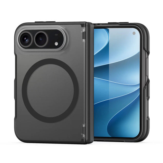 Coque iPhone Fold Magnétique Soft-Touch Protection Charnière