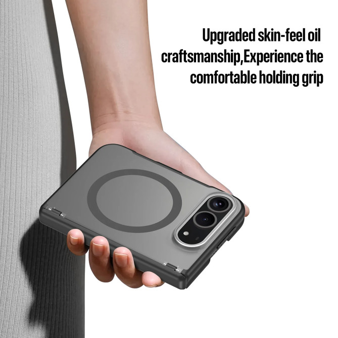 Coque iPhone Fold Magnétique Soft-Touch Protection Charnière