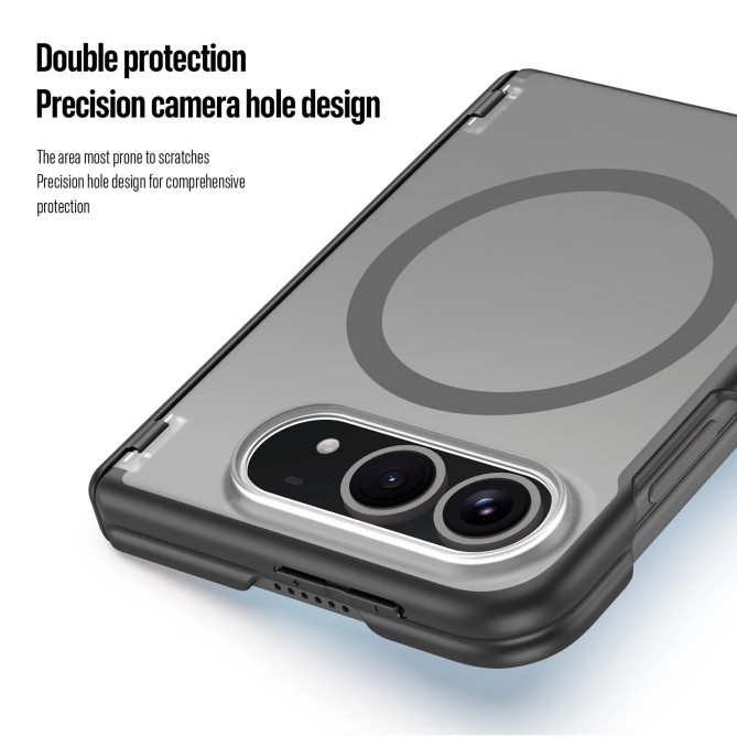 Coque iPhone Fold Magnétique Soft-Touch Protection Charnière