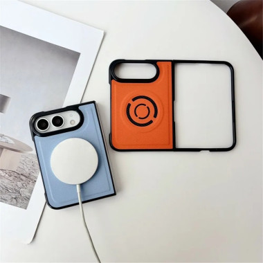 Coque iPhone Fold magnétique, tissu technique et grip renforcé