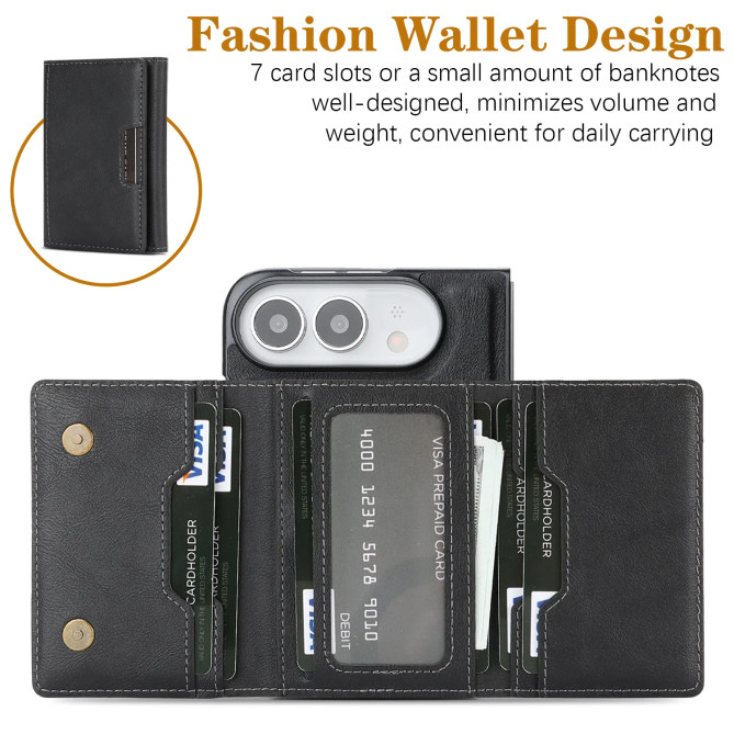 Coque iPhone Fold magnétique - portefeuille amovible et support