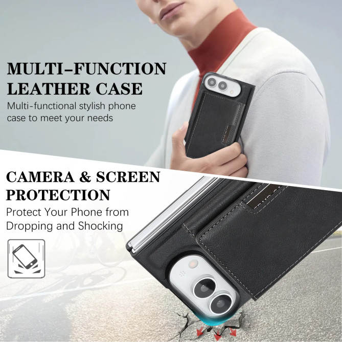 Coque iPhone Fold magnétique - portefeuille amovible et support