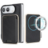 Coque iPhone Fold magnétique, porte-cartes fin 3 cartes