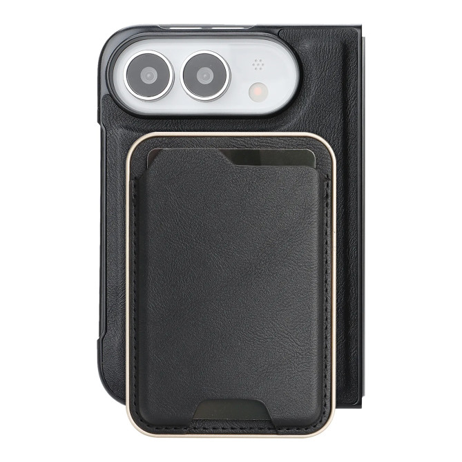 Coque iPhone Fold magnétique, porte-cartes fin 3 cartes