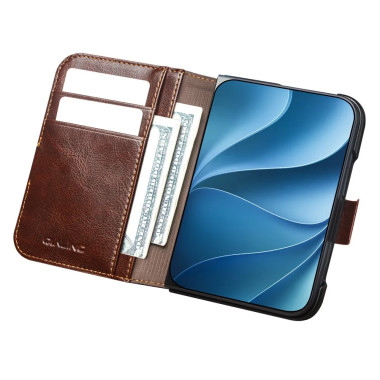 iPhone Fold : étui portefeuille avec rabat et support réglable