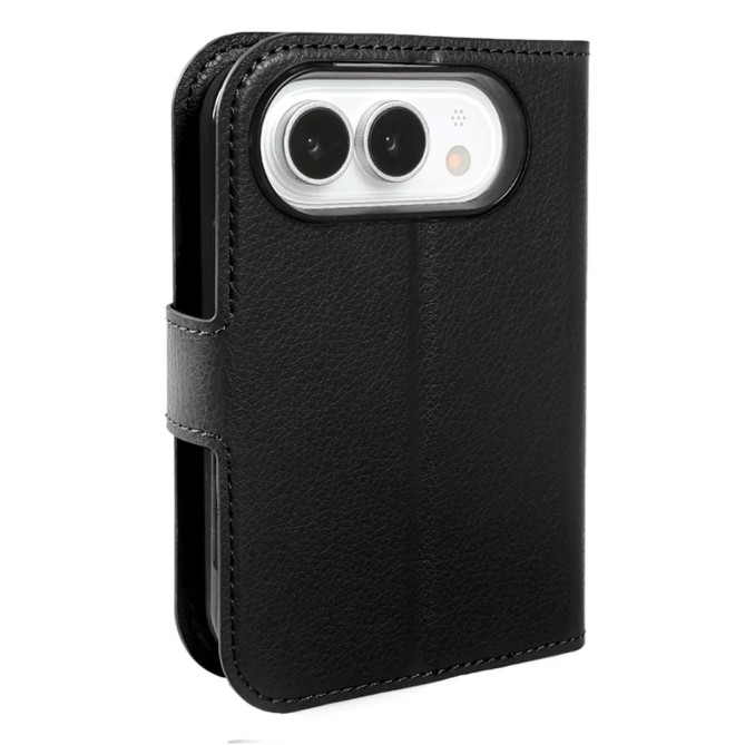Housse iPhone Fold portefeuille, appels rabat fermé et support