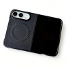iPhone Fold : coque magnétique fine à texture carbone antidérapante