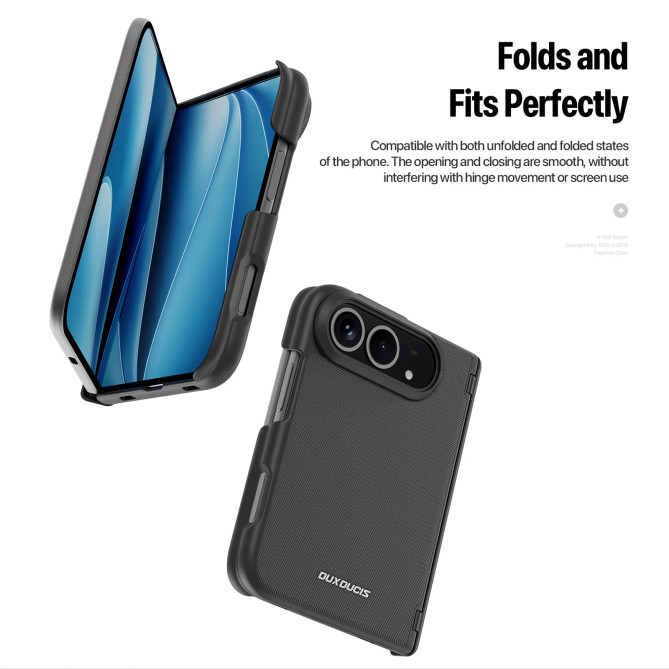 DUX DUCIS VYNE iPhone Fold, coque magnétique enveloppante