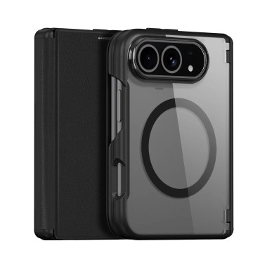 iPhone Fold : coque à rabat magnétique RFID avec poche carte