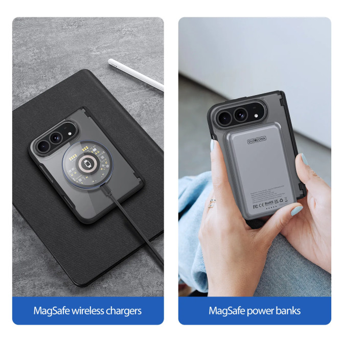 iPhone Fold : coque à rabat magnétique RFID avec poche carte