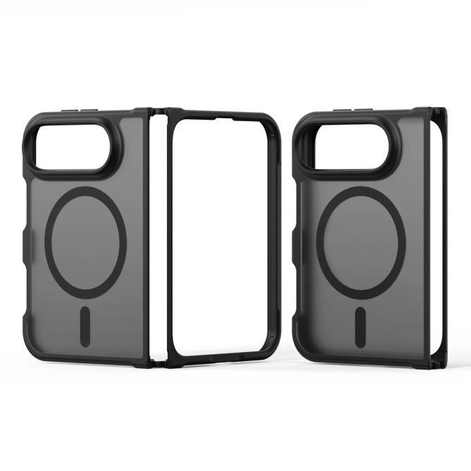 iPhone Fold Yind coque magnétique 38 aimants et coins amortis