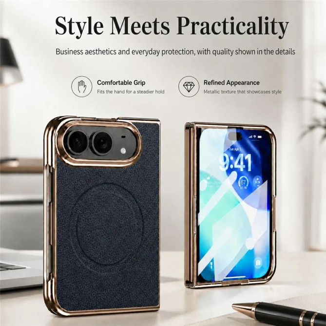 iPhone Fold : coque magnétique avec protection écran intégrée