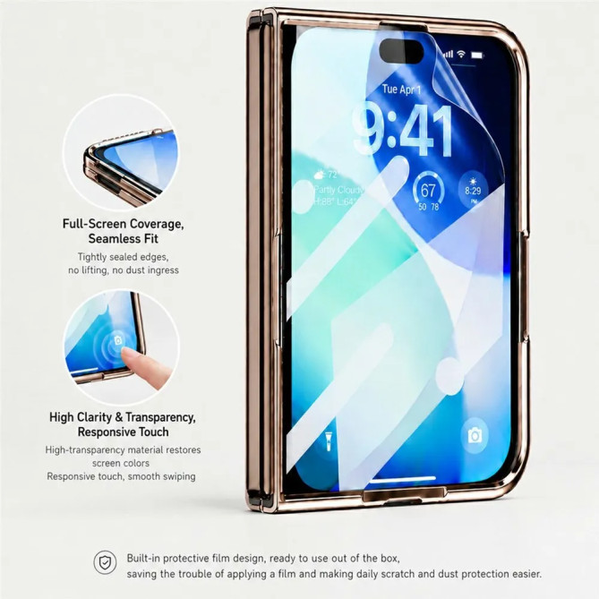 iPhone Fold : coque magnétique avec protection écran intégrée