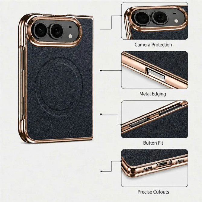 iPhone Fold : coque magnétique avec protection écran intégrée