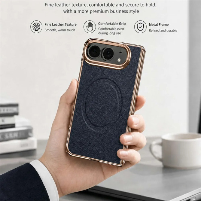 iPhone Fold : coque magnétique avec protection écran intégrée