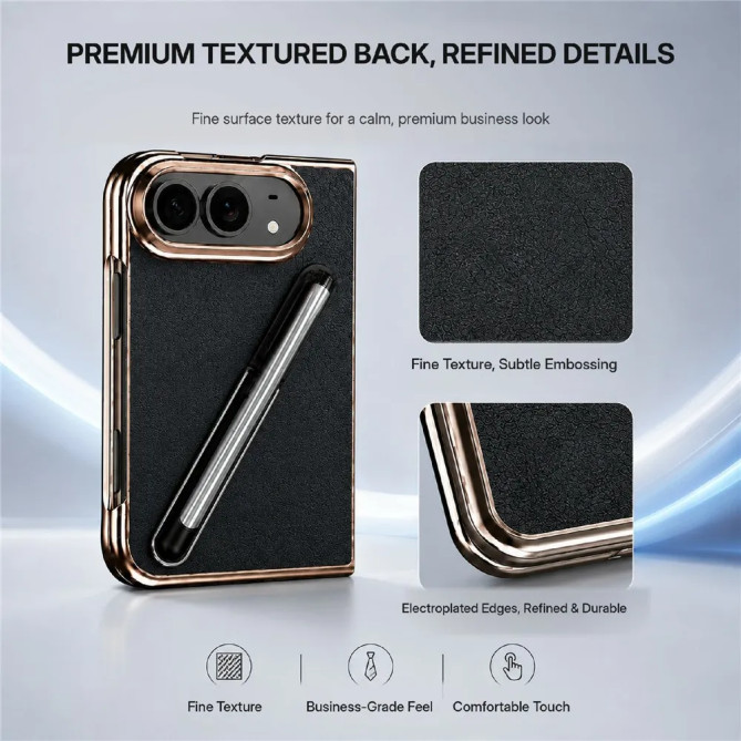 iPhone Fold : coque avec stylet, écran protégé et support intégré