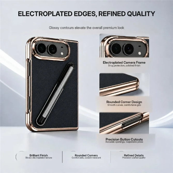 iPhone Fold : coque avec stylet, écran protégé et support intégré