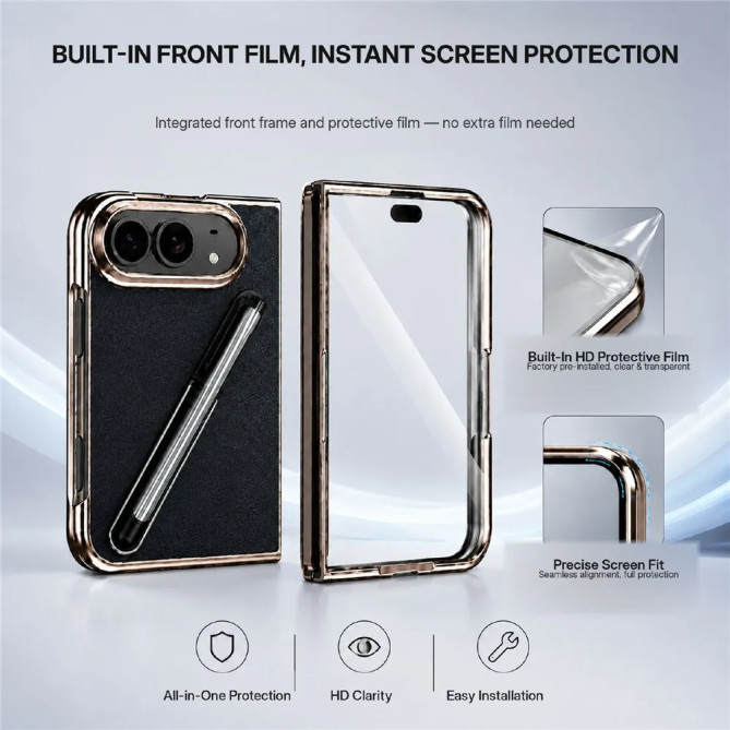 iPhone Fold : coque avec stylet, écran protégé et support intégré