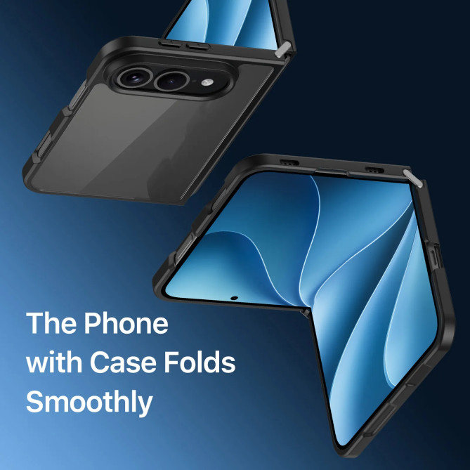 iPhone Fold : coque Aimo transparente testée SGS à 1,2 m