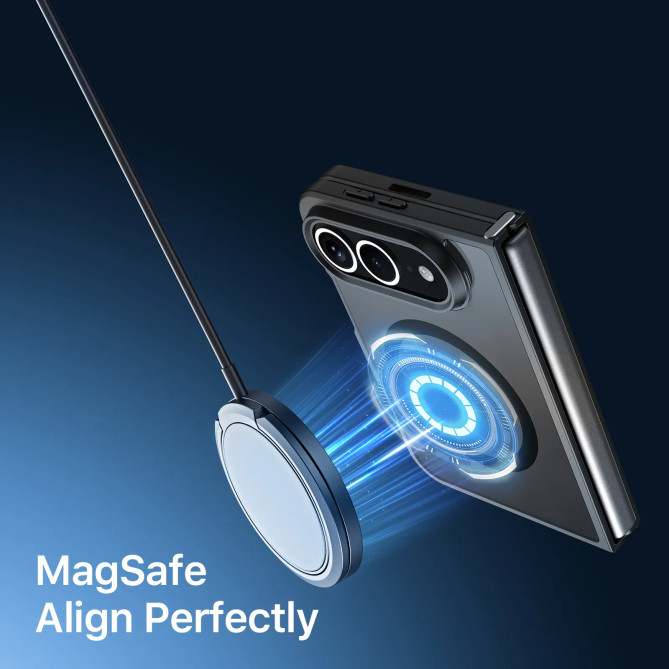 iPhone Fold Aimo magnétique – protection SGS 1,2 m et dos clair