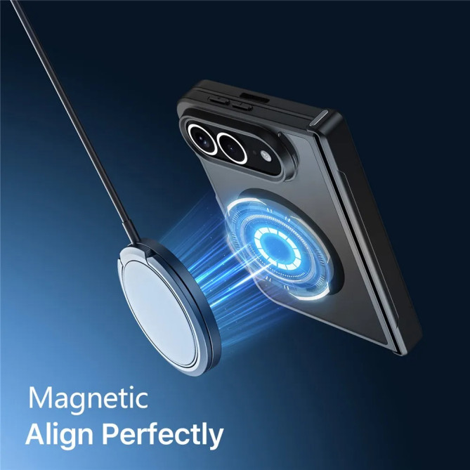 iPhone Fold, Aimo coque magnétique avec charnière protégée