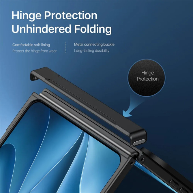 iPhone Fold, Aimo coque magnétique avec charnière protégée