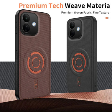 Redmi Note 17 Pro 5G : coque magnétique tissu tech antidérapant