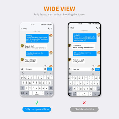 Redmi Note 17 Pro 5G : 2 protections écran 9H haute transparence