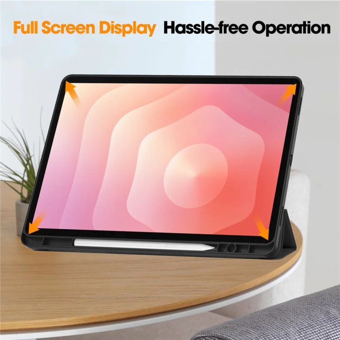 Galaxy Tab S12 Plus : coque avec porte-stylet et support pliable